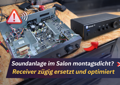 Wenn der Salon verstummt – Soundanlage schnell und nachhaltig instandgesetzt